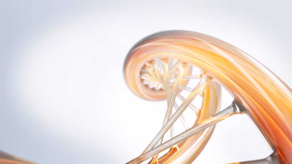 Plasmid DNA helix schematic